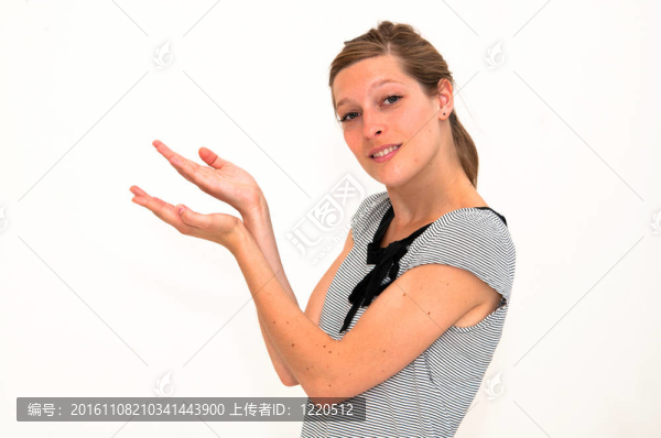 微笑的美麗幸福的女人