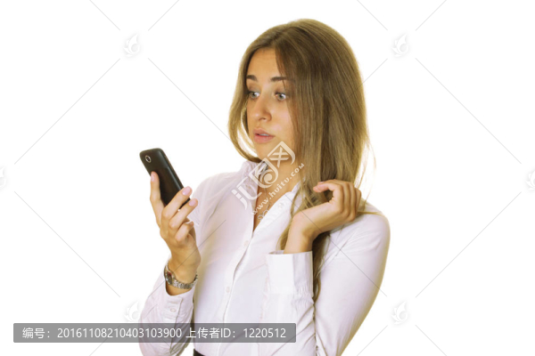 帶手機的女人