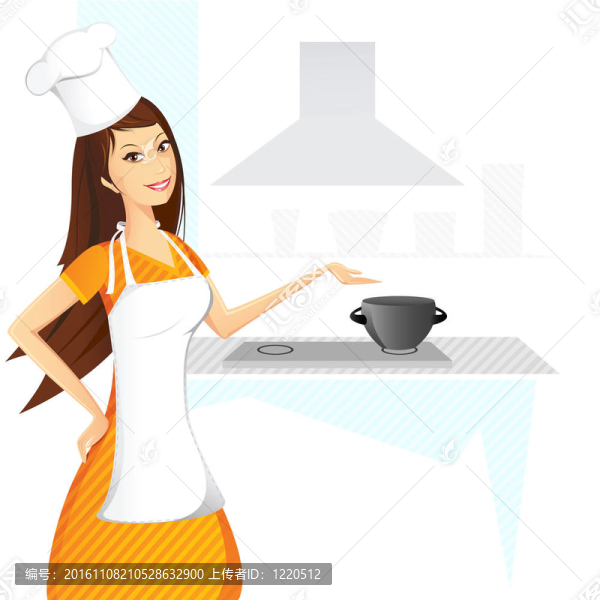 女廚師
