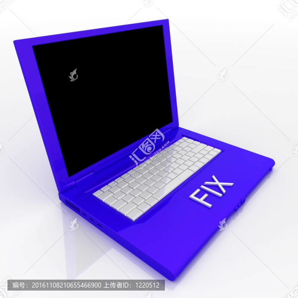 帶字固定的筆記本電腦