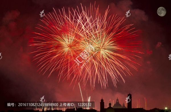 煙花慶祝Redentore（文島