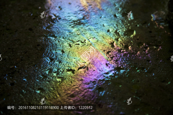 彩虹色油
