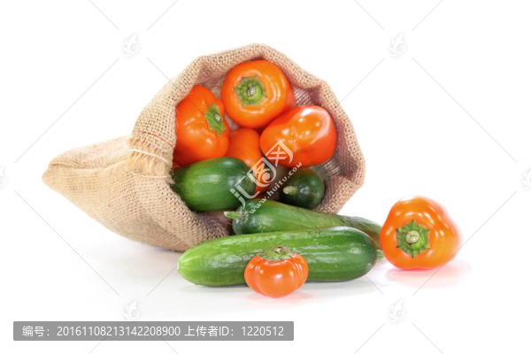 麻袋里的蔬菜