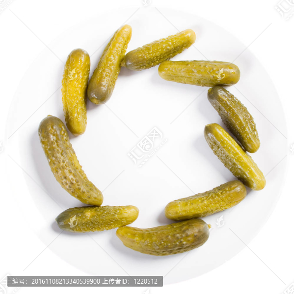 在一個(gè)圓圈里的泡菜