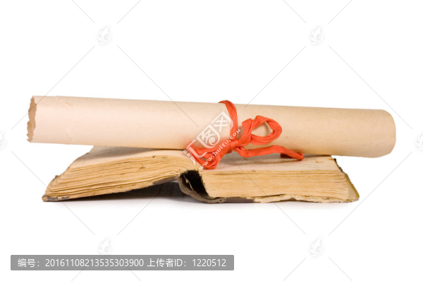 舊的書和羊皮紙