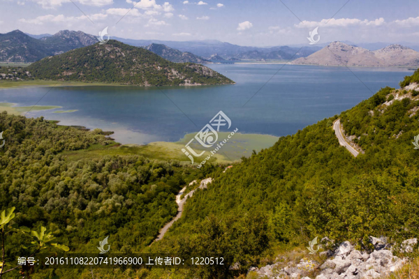 skadarsko湖。巴爾干半島-黑山