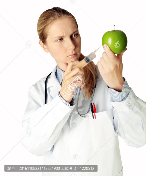 科學(xué)家與蘋果的女人