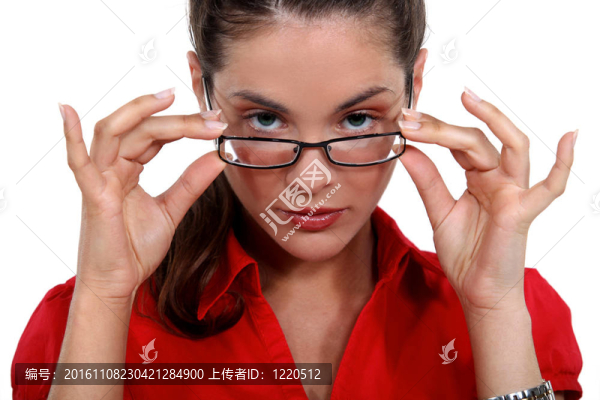 秘書除眼鏡