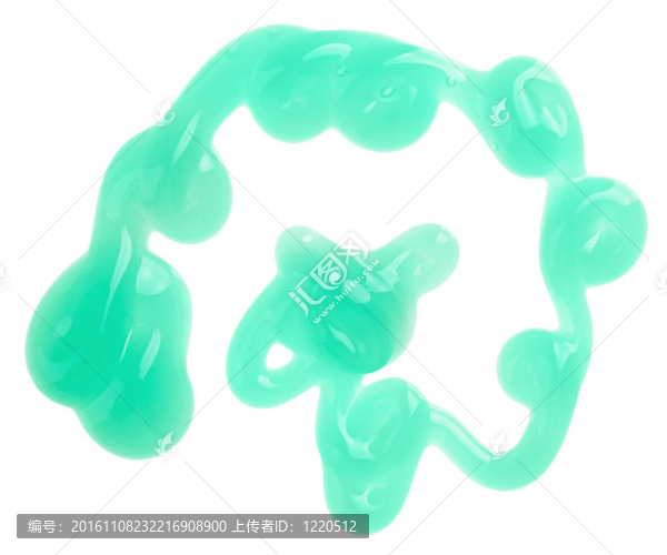 綠色保濕霜（霜）樣品；白色