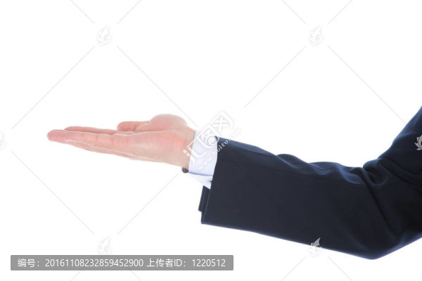 人類手舉。