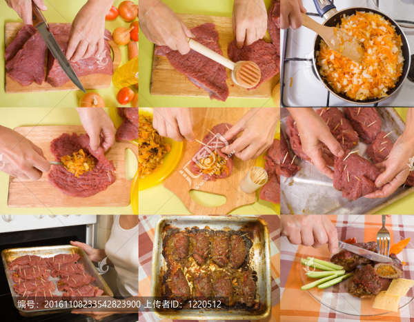 釀牛肉的階段