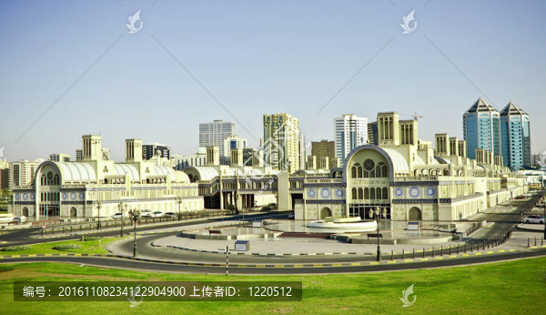 沙迦。UAE。老市場
