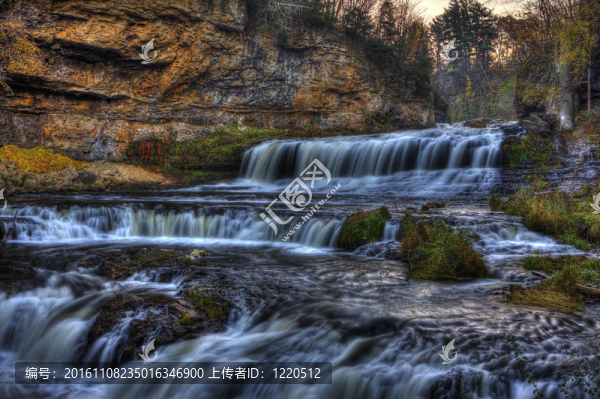 七彩瀑布景區(qū)在HDR