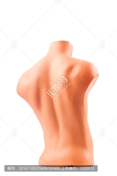 服裝模特白色隔離