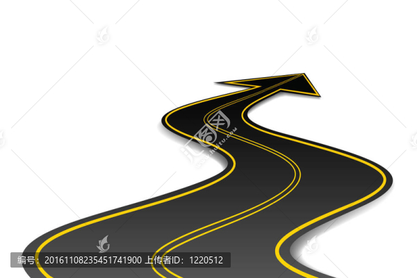 箭頭形狀的道路