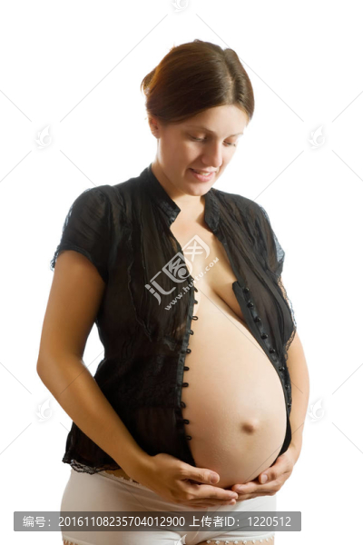 孕婦抱腹快樂孕婦