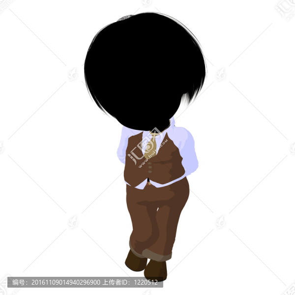小企業(yè)女孩插畫