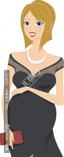 懷孕的女孩正式