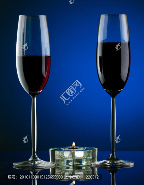 工作室的葡萄酒杯