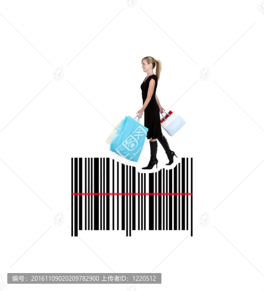 漂亮女人購物