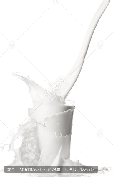 牛奶濺