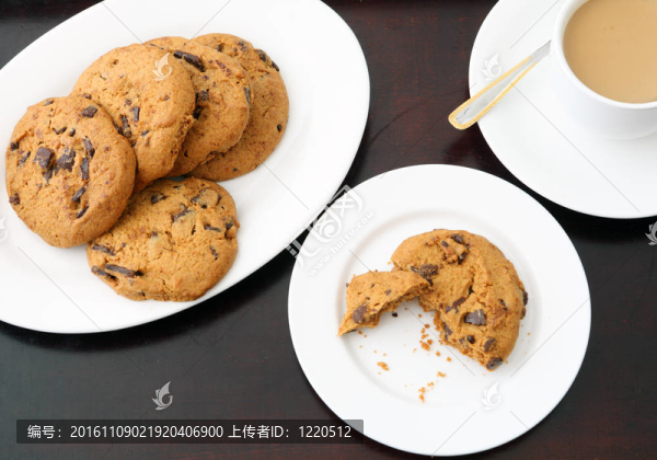 餅干和咖啡