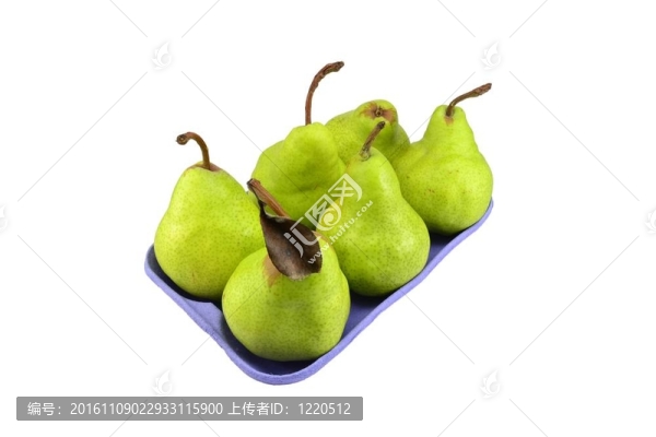 零售包裝中的梨