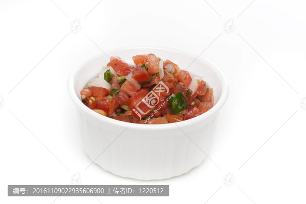 在一碗新鮮的沙拉