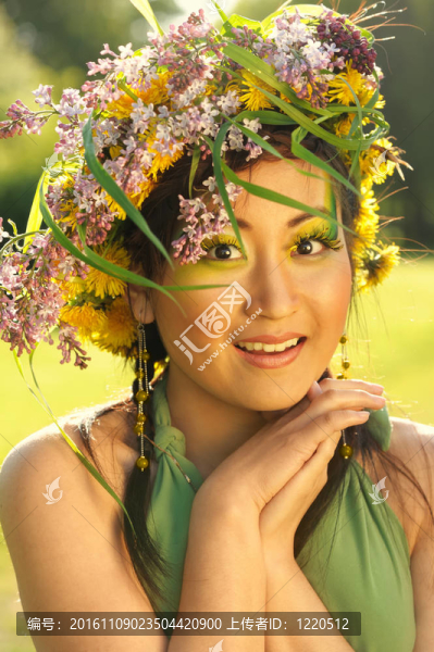 亞洲女人的花冠