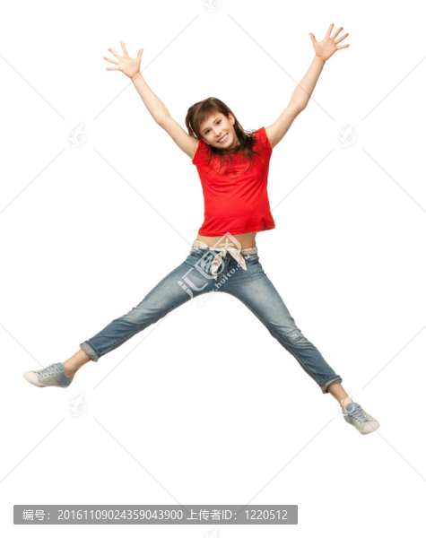 跳躍的少女