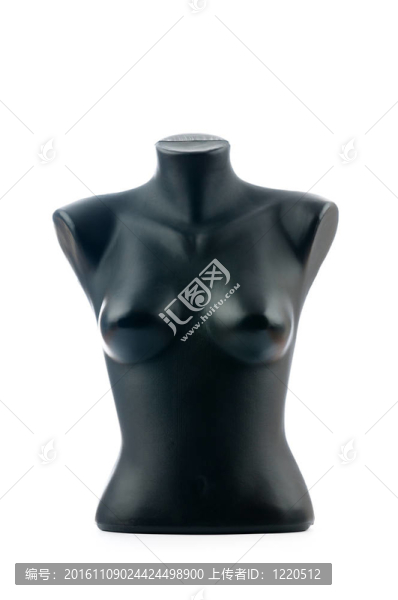 服裝模特白色隔離