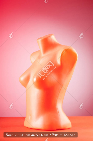 服裝模特與背景漸變