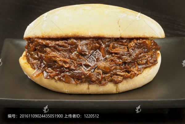 拉豬肉三明治