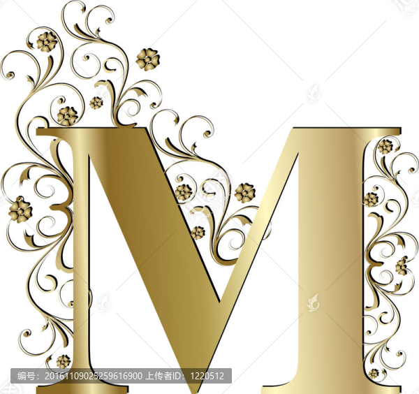 大寫字母M金