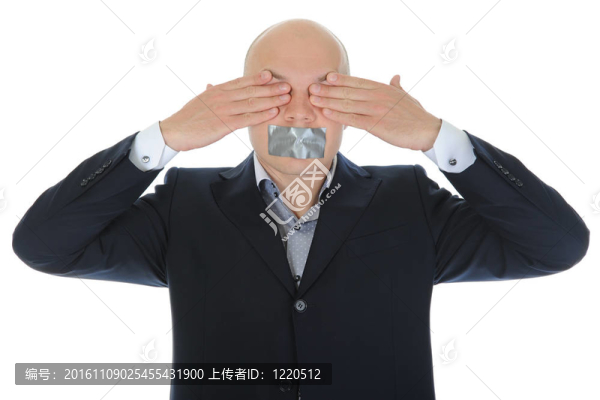 商人閉上眼睛