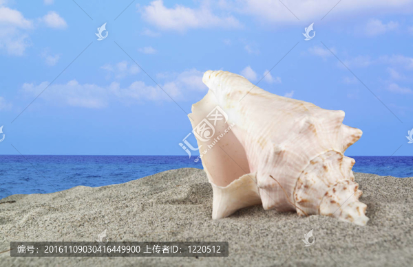 沙灘上的兒童水桶和鏟子等玩具