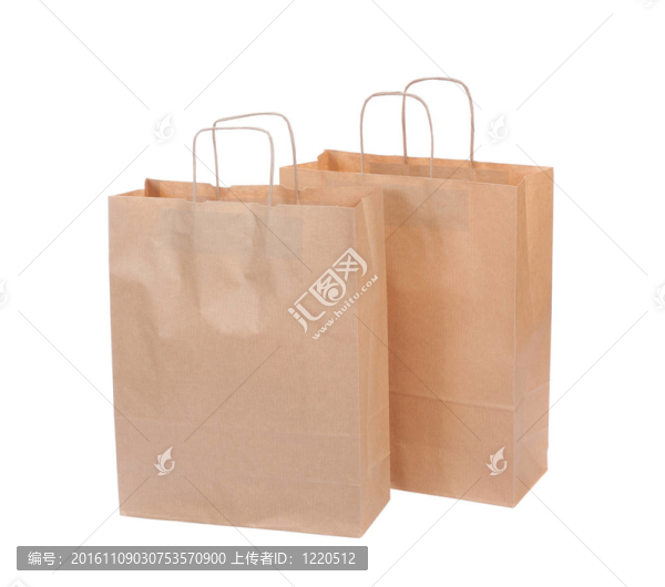 兩袋生態(tài)紙袋