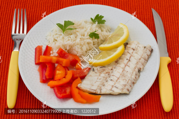 魚煮米飯