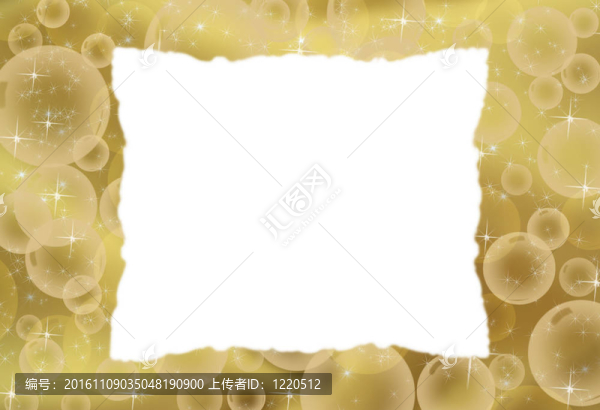 黃金泡沫背景