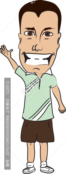 快樂休閑Dude揮舞著