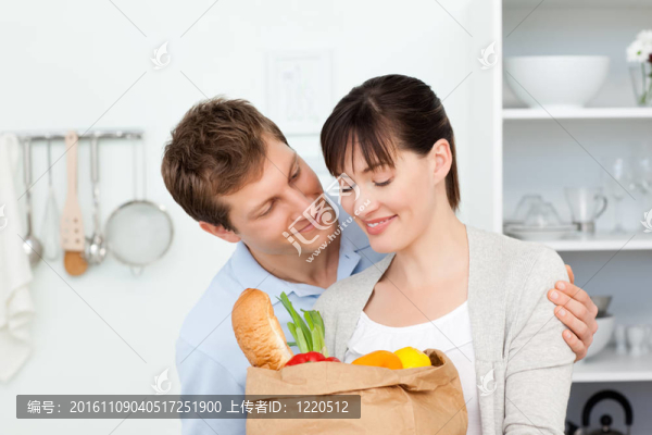 可愛(ài)的偶看購(gòu)物袋