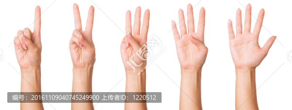 手的跡象