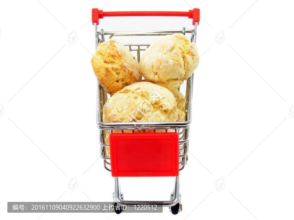 與烤餅購(gòu)物手推車
