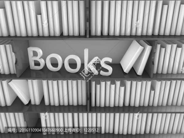 圖書館的書架