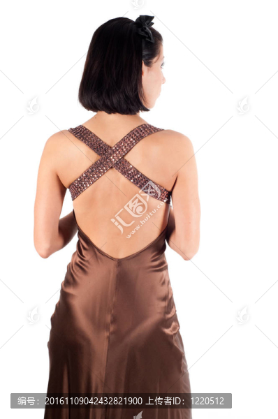 一個美麗性感的年輕女人的畫像