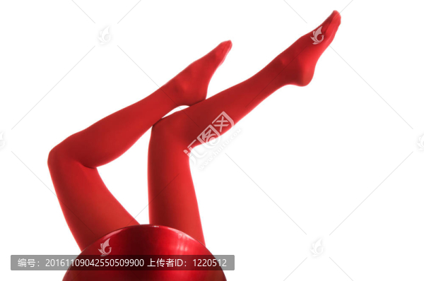 女腳穿紅襪