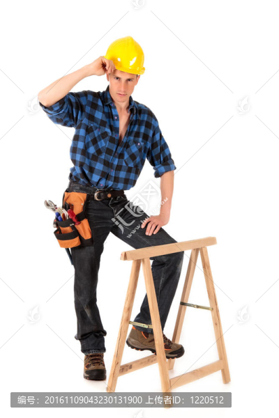 性感的建筑工人