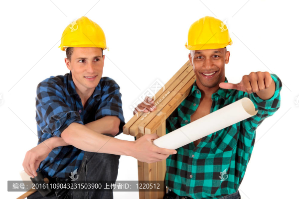 性感的建筑工人