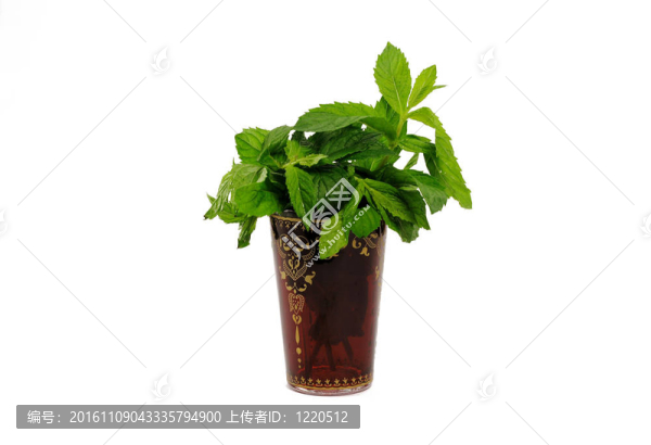 娜娜薄荷在摩洛哥玻璃茶具
