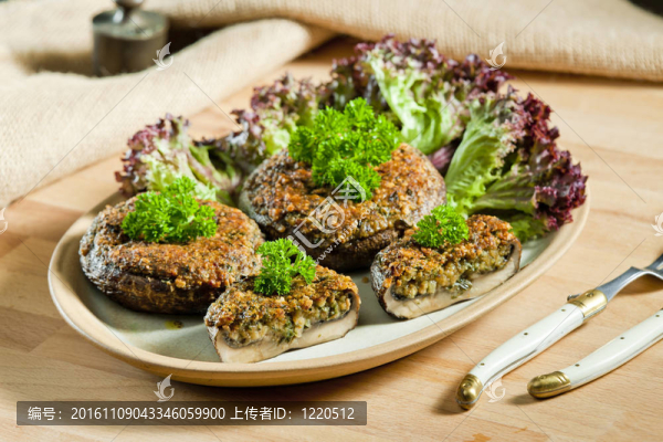 烤香菇